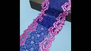 Colorful lace fabric for all kinds applications