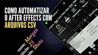 How to Automate After Effects with CSV Files