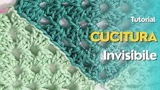 Come fare la cucitura invisibile per unire le piastrelle ad uncinetto