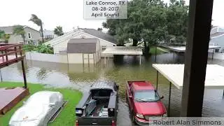 Hurricane Harvey - April Sound House - Flood 8-28-2017