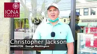 Christopher Jackson visits White Plains Hospital