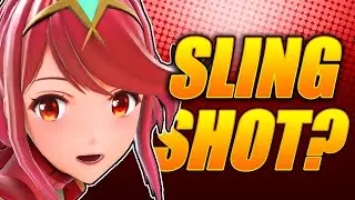 SLINGSHOT WITH PYRA IS FUN - Smash Ultimate