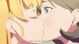 Sumire and Keke have a cute moment