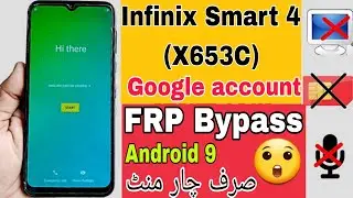 Infinix Smart 4 FRP Bypass Google Account Remove  On Infinix (x653) {x653c} (X680) Frp bypass