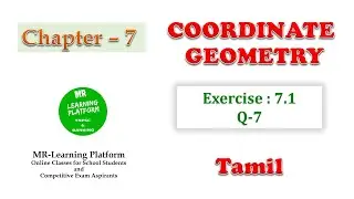 Chapter7 Ex.7.1 - (Q-7) Coordinate Geometry  NCERT Maths Class 10  CBSE - Tamil