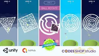 Balls Rotate - Unity Source Code #ballgame #unityassetstore #sourcecode #rotate