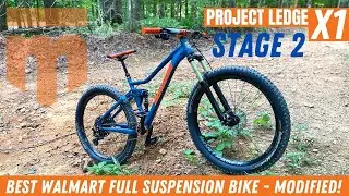 Mongoose Ledge X1 MODIFIED - Stage 2 - Best Walmart Full Suspension MTB just got Upgrades!