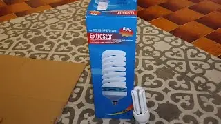 Giant 120W CFL unboxing and test!