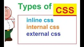 inline internal external css tutorial | inline internal external css