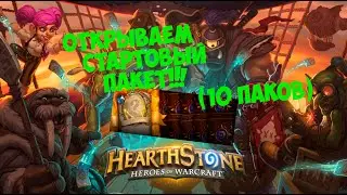 Открываем стартовый пак в Hearthstone