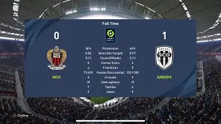 NICE VS ANGERS (legend) LIGUE 1 