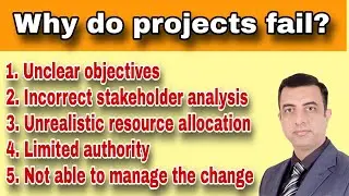 Why Project Fail ? & What can be done to avoid failures ?