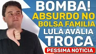 BOMBA! Lula pode mudar comando do Bolsa Família e a notícia é péssima para você