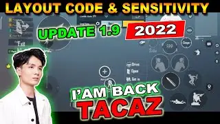 (New🔥1.9 Update) TACAZ Sensitivity & Control Code 2022 | Zero  Recoil