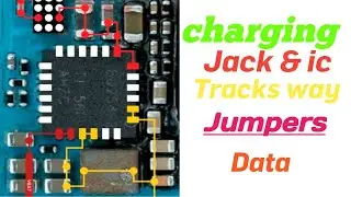 Nokia C1 TA1165 charging ic tracks ways jumper data