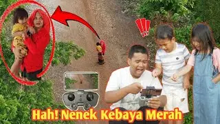 DRONE MENANGKAP RUMAH NENEK KEBAYA MERAH PENCULIK BAYI LUCU !