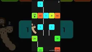 Me playing Snake vs Block I promise this was slightly better from my Geomtry Dash video.