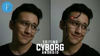 Cara editing foto cyborg menggunakan hp android