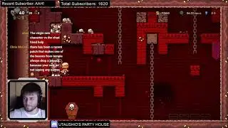 Spelunky 2 Hired Help Practicing His Indiana Jones Skills