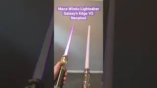 Mace Windu Lightsaber! Disney VS Neopixel