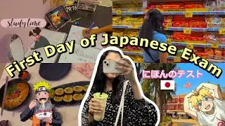 First Day of EXAM (Japanese) as a Student + College Study Vlog✨🎀