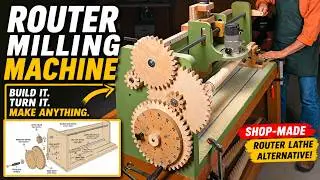 Turn Amazing Table Legs with this Shop-Built Router Lathe!
