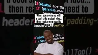Coming up with side project ideas #webdevelopment #memes #coding