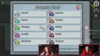 PQUEEN KENDI AMONG US ANILARINI IZLIYOR | TWITCH