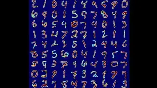 MNIST Autoencoder 03 - TF Live Coding Tiled Blend Between Numbers Python Jupyter Notebook TensorFlow