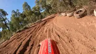 Goanna tracks at Coona sand track on go pro