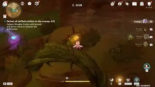 Genshin Impact Defeat all defiled entities in the swamp