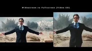 Iron Man (2008) Widescreen vs Fullscreen (VCD) aspect ratio comparison 2