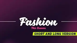 Fashion Promo /// After Effects Template