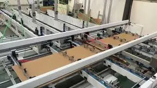 Automatic double joint glue machine for corrugated box