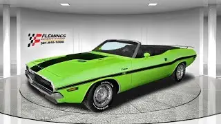 1970 Dodge Challenger R/T Magnum 440 Convertible Start Up Test Drive and Walk Around