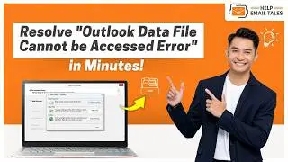How To Fix Outlook Data File Cannot be Accessed Error?  | Help Email Tales