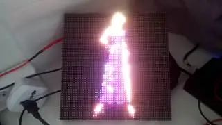 64x64 LED panel with raspberry pi 3 and game sprites gifs