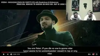 KR$NA - MAKASAM (ENGLISH SUBTITLES) [REACTION]