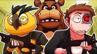 We Spent FIVE NIGHTS IN FREDDY'S BACKROOMS
