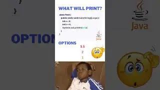 Java Tricky Interview Question || 
