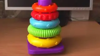 Детская игрушка пирамида Fisher price, обзор