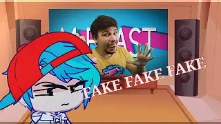 FNF Mod Characters Reacts // FNF: attack of the killer beast