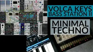 Volca Keys + Bass Station 2 VCV Rack Minimal Techno Patch