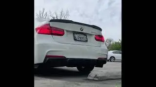 Straight Piped BMW F30 330e Hybrid
