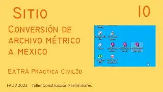#civil3d Error Conversion de archivo de Civil 3d de Métrico a México Etiquetas poligonal