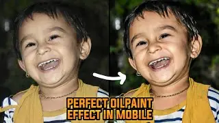 Trending Oil paint effect for banner editing | Free Lightroom preset Download🔥🤟