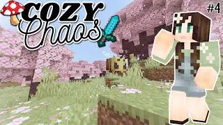 I Found the Cherry Blossom Biome!!!| Cozy Chaos-Minecraft Single Player Survival (Ep4)