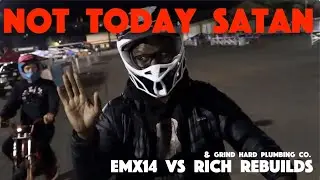 Grind Hard Plumbing & Rich Rebuilds Test Ride the EMX14 at Holley High Voltage!