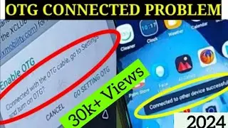 Connected to other device successfully Tecno/infinix OTG Problem | How to Fix OTG Problem 2024