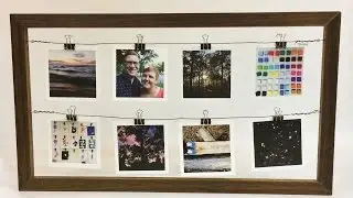 DIY Instagram Photo Print Frame